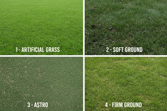 DIFFERENCES BETWEEN ARTIFICIAL GRASS, SOFT GROUND, ASTRO AND FIRM GROUND