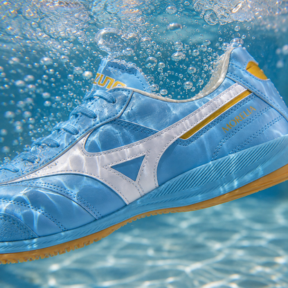 MIZUNO MORELIA SALA ELITE IN CELESTE-WHITE