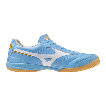 MIZUNO MORELIA SALA ELITE IN CELESTE-WHITE