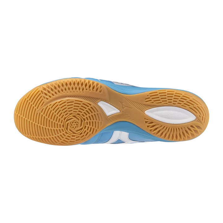 MIZUNO MORELIA SALA ELITE IN CELESTE-WHITE