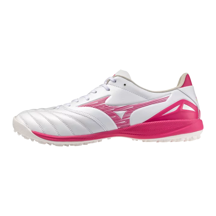 MIZUNO MORELIA NEO IV Pro AS Turf  - White/Pink Tetra