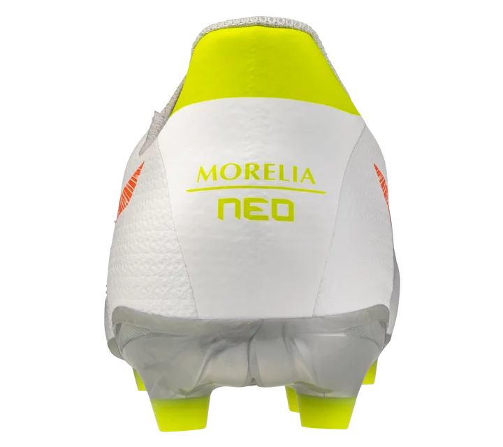 Mizuno Morelia Neo V Beta Select - White/Lava Orange