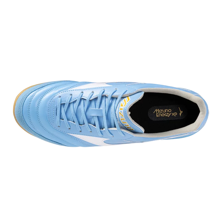 MIZUNO MORELIA SALA ELITE IN CELESTE-WHITE