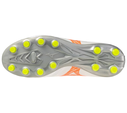 Mizuno Morelia Neo V Beta Select - White/Lava Orange