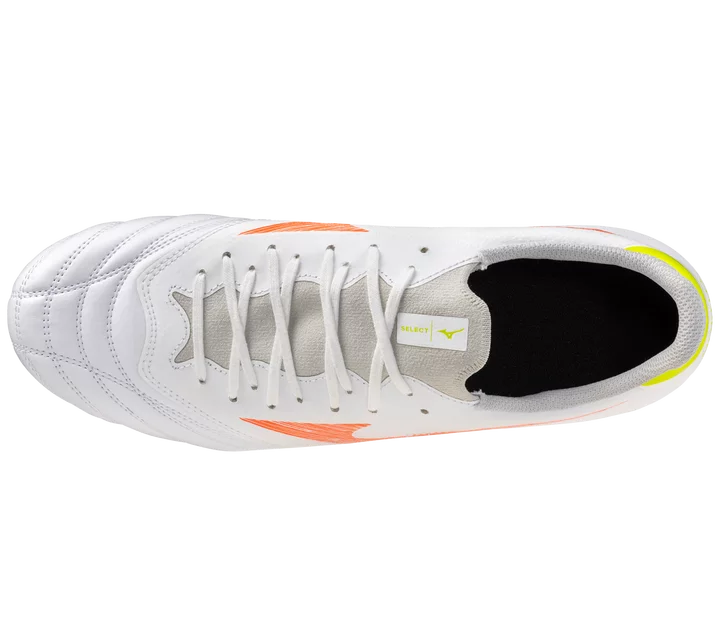 Mizuno Morelia Neo V Beta Select - White/Lava Orange