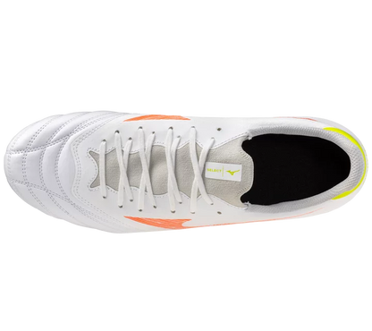 Mizuno Morelia Neo V Beta Select - White/Lava Orange