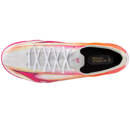 MIZUNO ALPHA 3 PRO ALL SURFACE TURF SOCCER SHOES (White - Fuchsia - Purple)