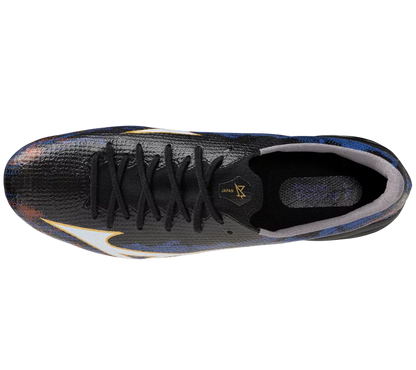MIZUNO ALPHA 3 JAPAN MADE IN JAPAN FM SOCCER CLEATS (Black/Ancient Water)