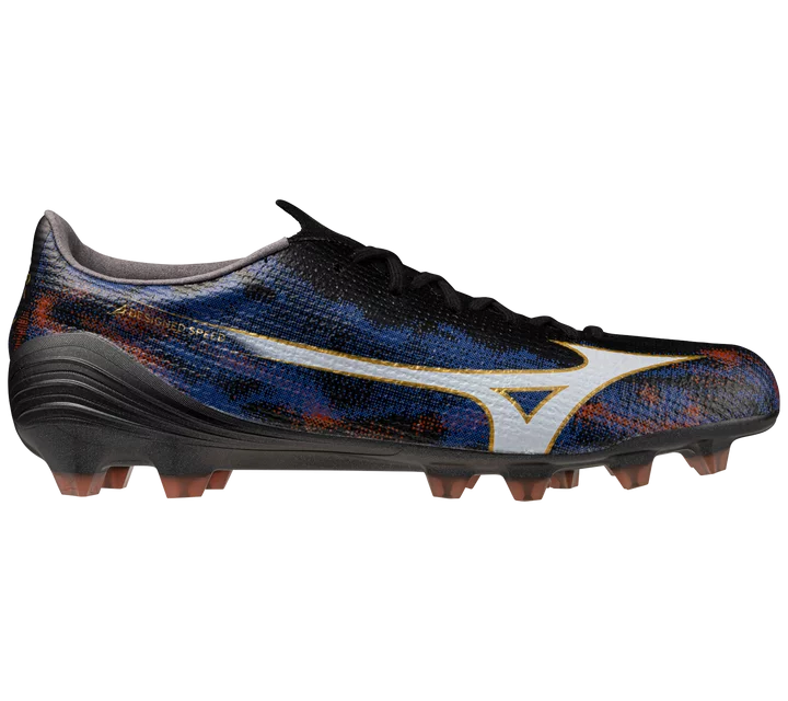 MIZUNO ALPHA 3 JAPAN MADE IN JAPAN FM SOCCER CLEATS (Black/Ancient Water)